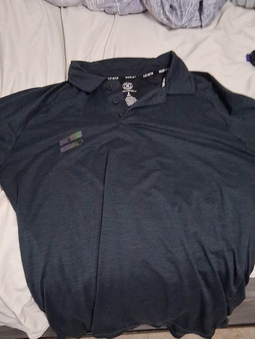 Hurley Men's Dark Charcoal Polo Shirt